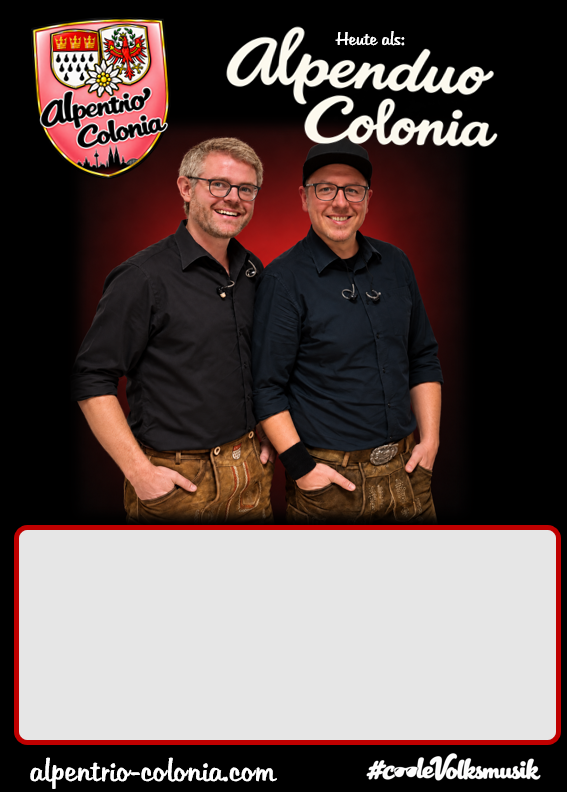 Alpentrio Colonia Duo – Veranstaltungsplakat Oktoberfest Böllerschützen Breinig am 11.10.2026 in Breinig, Stolberg, Germany, 52223