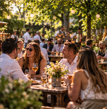 Alpentrio Colonia mit Live-Musik für Biergärten und Gartenpartys