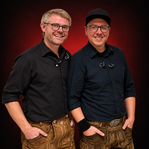 Alpentrio Colonia als Duo live auf der Bühne